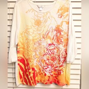 CJ Banks 3/4 Sleeve Top